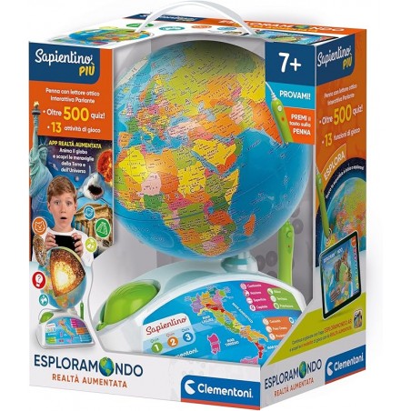 MAPPAMONDO ESPLORAMONDO REALTA AUMENTATA CON OLTRE 500 QUIZ E 13 ATTIVITA'