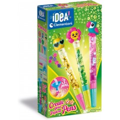 LABORATORIO DELLE PENNE CREATE YOUR  TROPICAL PENS IDEA CLEMENTONI