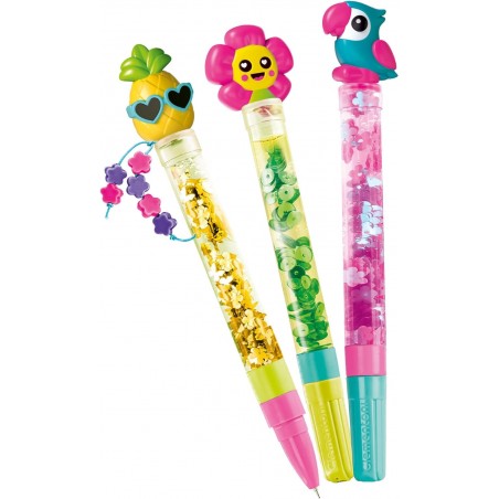 LABORATORIO DELLE PENNE CREATE YOUR TROPICAL PENS IDEA CLEMENTONI