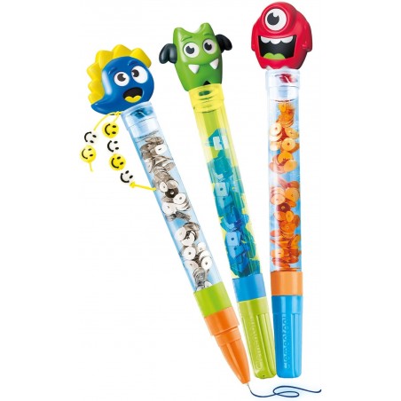 LABORATORIO DELLE PENNE CREATE YOUR MONSTER PENS IDEA CLEMENTONI