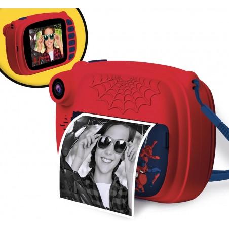 SPIDERMAN PRINT CAMERA 3 IN 1 SELFIE  VIDEO ISTANT PHOTOS LISCIANI 