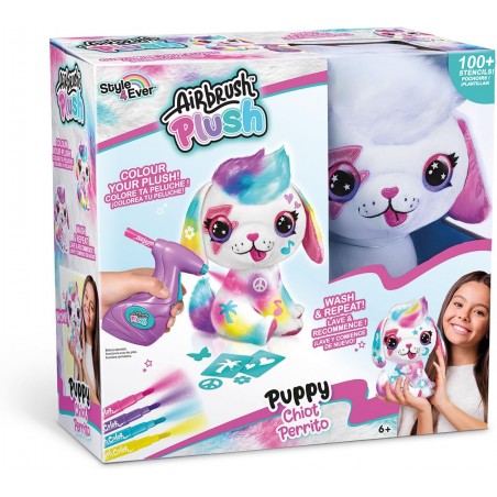AIRBRUSH PLUSH CAGNOLINO PUPPY ROCCO GIOCATTOLI