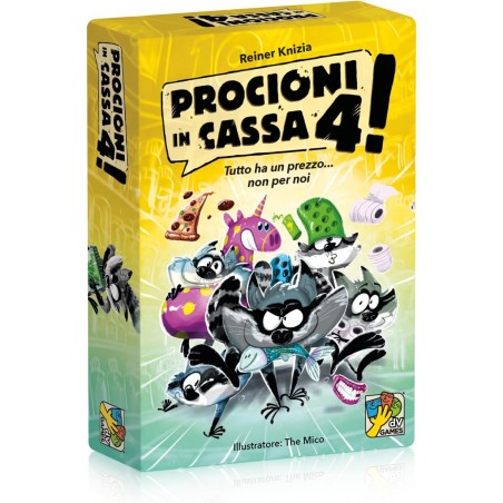 PROCIONI IN CASSA 4! GIOCO DI CARTE DV GAMES