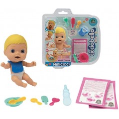CICCIOBELLO AMICICCI BABY CON SET PASTO E ACCESSORI 