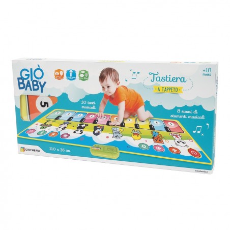 GIO BABY TASTIERA TAPPETO GIOCHERIA GGI220131