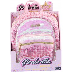 GIRABRILLA ZAINETTO ROSA GLAMOUR COLORI SCINTILLANTI NICE