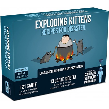 EXPLODING KITTENS RECIPES FOR DISASTER ED. IN ITALIANO ASMODEE