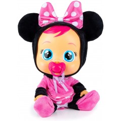 CRY BABIES MINNIE BAMBOLA INTERATTIVA  CHE PIANGE LACRIME VERE CON CIUCCIO 