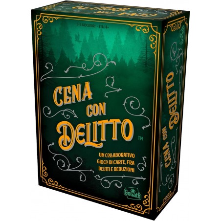 CENA CON DELITTO Gioco di Carte Collabor ativo Scopri l'assasino GOLIATH