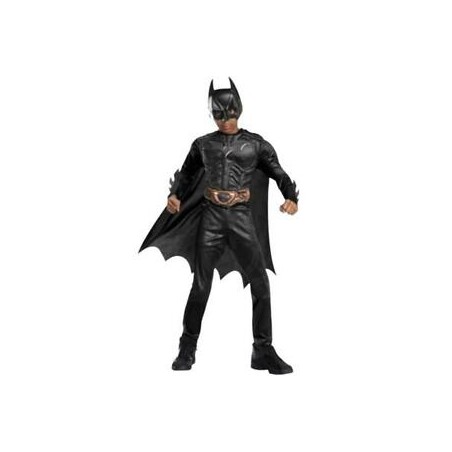 COSTUME BATMAN SMALL ANNI 3-4 RUBIE'S TUTA IMBOTTITA - MASCHERA - MANTELLO