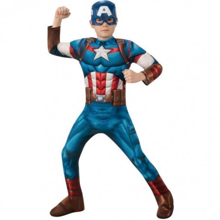 COSTUME CAPITAN AMERICA LARGE ANNI 9-10 RUBIE'S