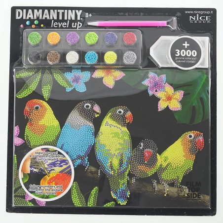 DIAMANTINY LEVEL UP CREA IL TUO MOSAICO UCCELLINI