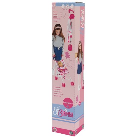 BIRIMBA PASSEGGINO PIEGHEVOLE ALTEZZA AI MANICI 54 CM PERSONALIZZATO BIRIMBA