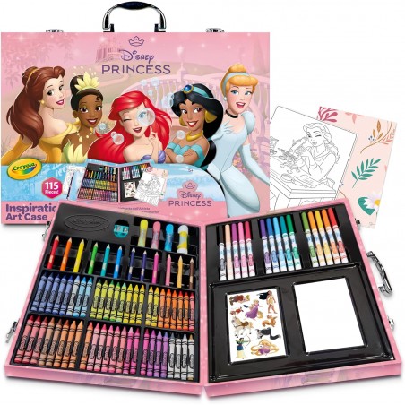 CRAYOLA VALIGETTA ARCOBALENO PRINCIPESSE DISNEY