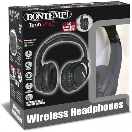 CUFFIE WIRELESS CONRIDUZIONE DEL RUMORE BONTEMPI