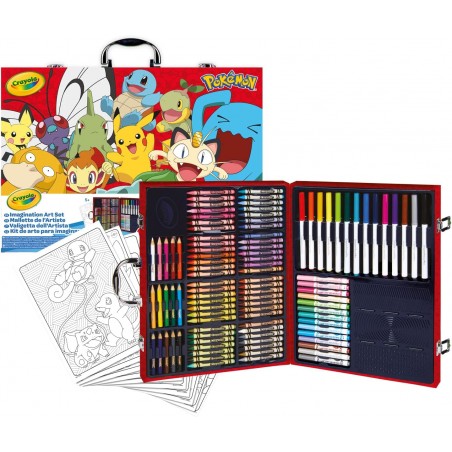 CRAYOLA VALIGETTA COLORI POKEMON  