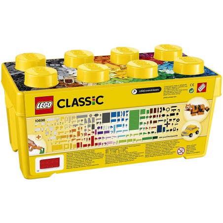LEGO 10696 CLASSIC SCATOLA DI MATTONCINI CREATIVI MISURA MEDIA PEZZI 484