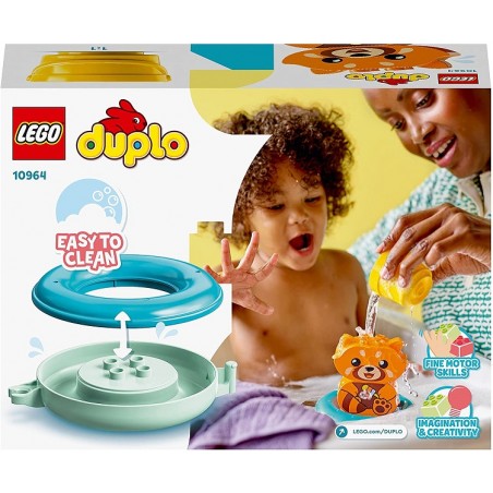 LEGO 10964 DUPLO ORA DEL BAGNETTO PANDA ROSSO GALLEGGIANTE