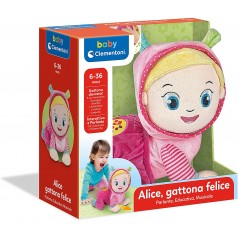 ALICE GATTONA FELICE CLEMENTONI PELUCHE INTERATTIVO PARLANTE EDUCATIVO MUSICALE