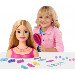 BARBIE TESTA DA PETTINARE MATTEL  