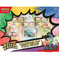 POKEMON ASCESA EROICA COLLEZIONE CON  SPILLA COMPAGNI D'AVVENTURA