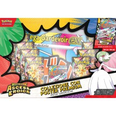 POKEMON MEGAEVOLUZIONE ASCESA EROICA  MEGA LUCARIO CON POSTER PREMIUM