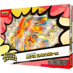 POKEMON ESCESA EROICA TRIO MEGA EMBOAR  EX FERALINGAR EX MEGA MEGANIUM EX