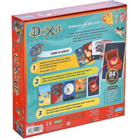 ASMODEE DIXIT ODYSSEY GIOCO DA TAVOLO  UN IMMAGINE VALE MILLE PAROLE
