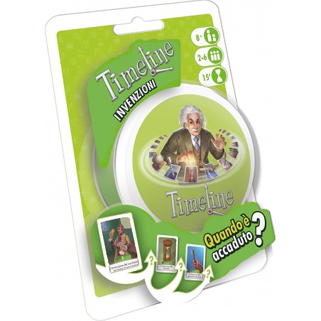 TIMELINE INVENZIONI GIOCO DI CARTE  EDUCATIVO ASMODEE