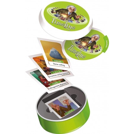 TIMELINE INVENZIONI GIOCO DI CARTE  EDUCATIVO ASMODEE