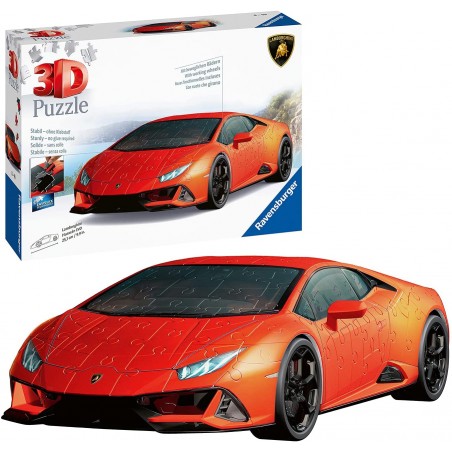 PUZZLE 3D LAMBORGHINI HURACAN EVO 140 PEZZI