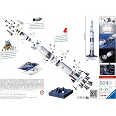 PUZZLE 3D APOLLO SATUR V RAZZO SPAZIALE RAVENSBURGER