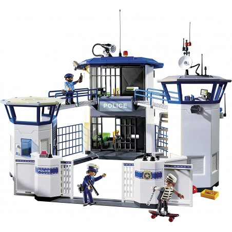 PLAYMOBIL 6919 PRIGIONE E STAZIONE DI POLIZIA PEZZI 256