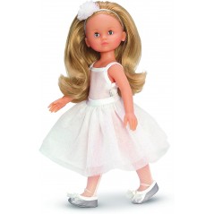 COROLLE BAMBOLA CAMILLE BALLERINA IN  BIANCO 33 CM