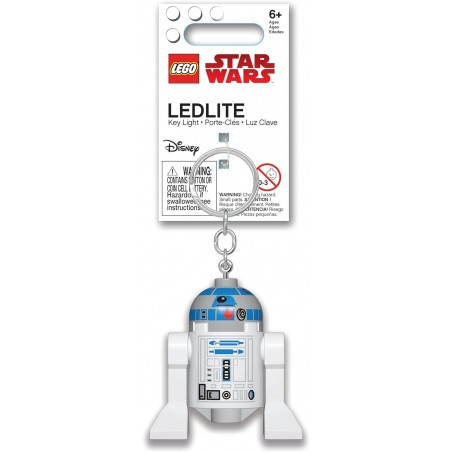 LEGO PORTACHIAVI LEDLITE STAR WARS R2 D2 CREA