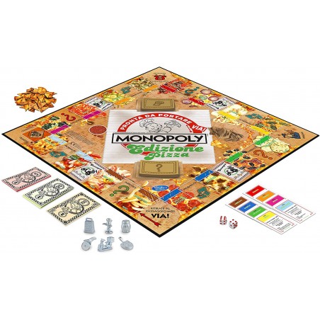 MONOPOLY PIZZA E5798 GIOCO DA TAVOLO HASBRO GAMING