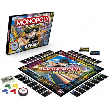 MONOPOLY SPEED SFIDA IL TEMPO GIOCO DA TAVOLO HASBRO GAMING