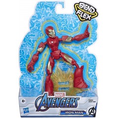MARVEL AVENGERS IRON MAN BEND AND FLEX HASBRO
