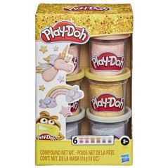 PLAY DOH VASETTI COLORI METALLICI HASBRO 