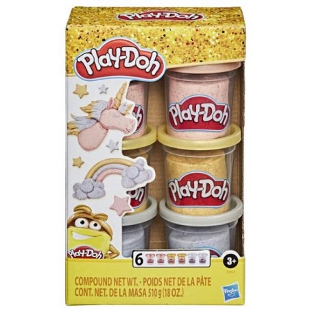 PLAY DOH VASETTI COLORI METALLICI HASBRO