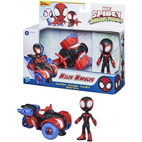 SPIDER MAN TECHNO RACER MILES MORALES HASBRO