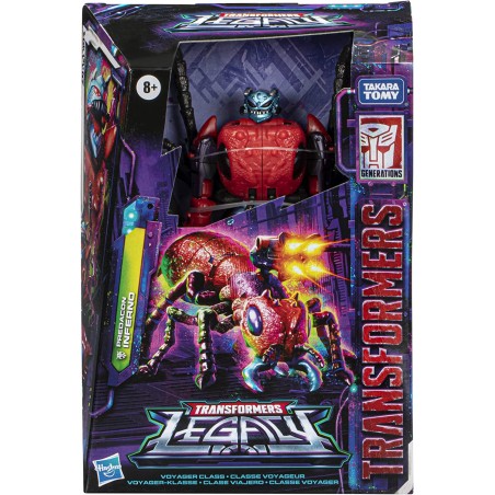 TRANSFORMERS GENERATIONS LEGACY VOYAGER PREDACON INFERNO HASBRO