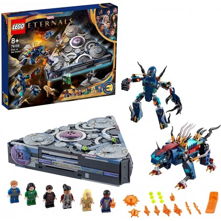 LEGO 76156 MARVELL SUPER HERO L'ASCESA  DI DOMO - NAVICELLA SPAZIALE DEL FILM