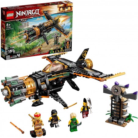 LEGO 71736 NINJAGO AEREO SPARA MISSILI  BOULDER BLASTER