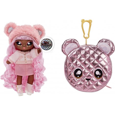 NA NA NA SURPRISE CALI GRIZZLY GLAM  SERIES BAMBOLA E BORSETTA MGA