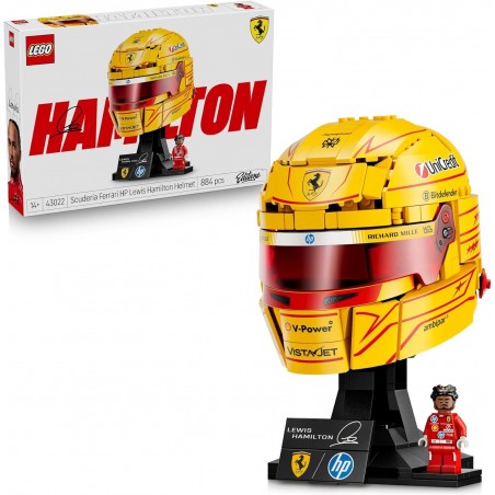 LEGO 43022 CASCO DI LEWIS HAMILITON  FERRARI HP EDITION LEGO 