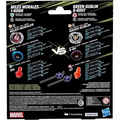 BEYBLADE X MILES MORALES 1 60GN E GREEN  GOBLIN 9 80HT HASBRO