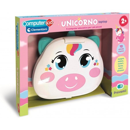 COMPUTER KID FANTASY UNICORNO LAPTOP CLEMENTONI 16489