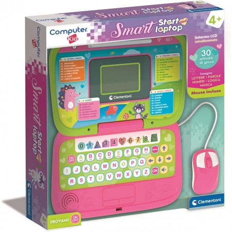 COMPUTER KID SMART START LAPTOP PINK CLEMENTONI 16883