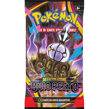 BUSTA POKEMON MEGAEVOLUZIONE BUIO PESTO 